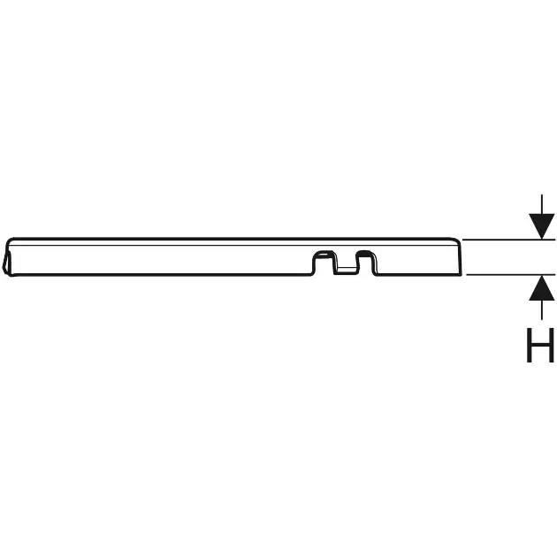 Geberit - Equipment and accessories - Zuhanylefolyó - 154.317.00.1 – 3. kép