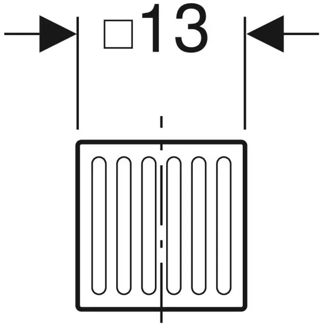 Geberit - Equipment and accessories - Zuhanylefolyó - 361.666.16.1 – 2. kép