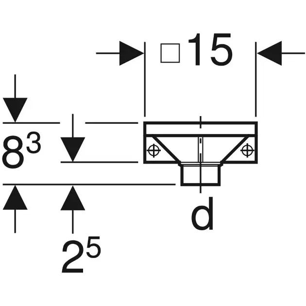 Geberit - Equipment and accessories - Zuhanylefolyó - 361.666.16.1 – 3. kép
