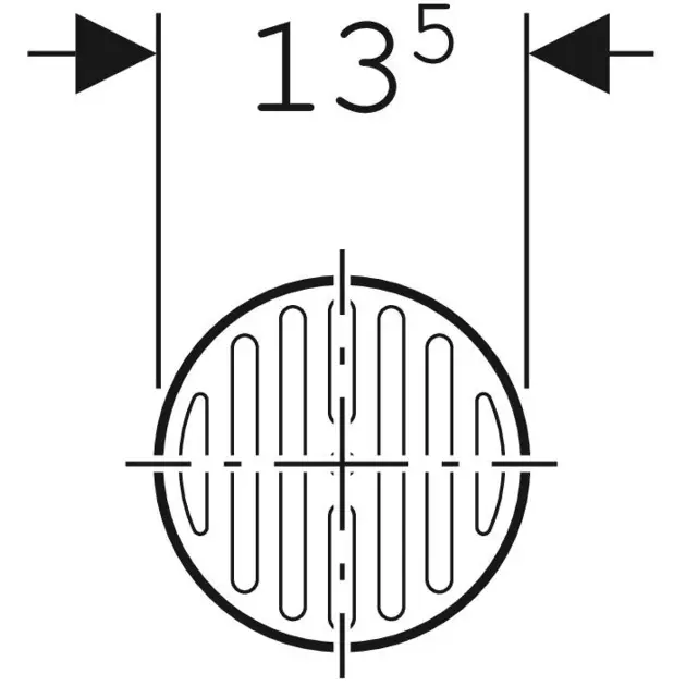 Geberit - Equipment and accessories - Zuhanylefolyó - 388.134.00.1 – 2. kép