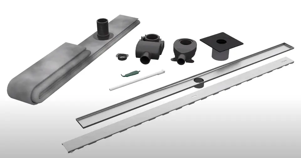 Hansgrohe - RainDrain Allround - Zuhanylefolyó - 56186800 – 3. kép