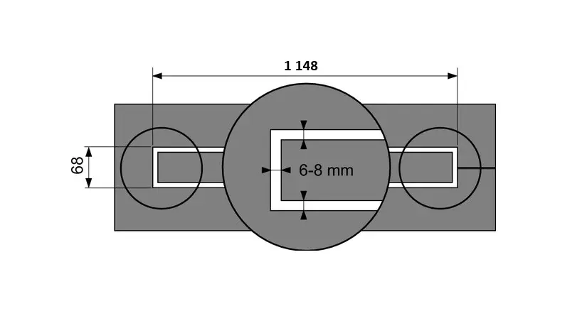 Tece - TECEdrainline - Zuhanylefolyó - 651200 – 3. kép