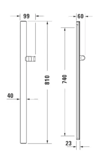Duravit - Equipment and accessories - Zuhanyrúd - UV0600005005 – 2. kép