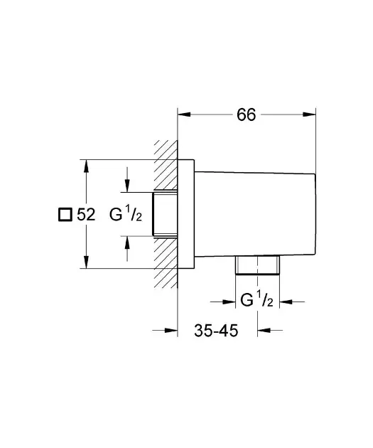 Grohe - Euphoria Cube - Zuhanyrúd - 27704000 – 2. kép