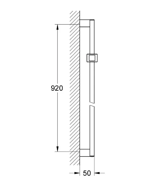 Grohe - Euphoria Cube - Zuhanyrúd - 27841000 – 2. kép