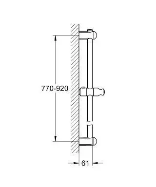 Grohe - Euphoria - Zuhanyrúd - 27500000 – 2. kép