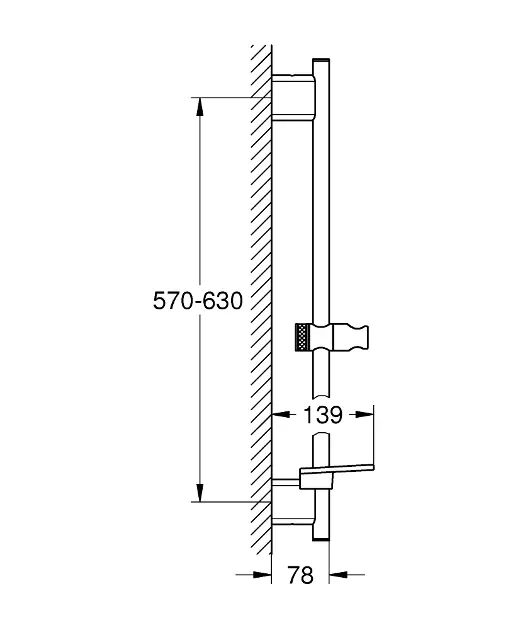 Grohe - Rainshower SmartActive - Zuhanyrúd - 26602GN0 – 2. kép