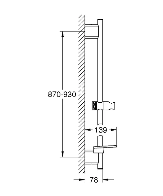 Grohe - Rainshower SmartActive - Zuhanyrúd - 26603000 – 2. kép
