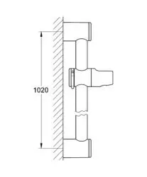 Grohe - Relexa - Zuhanyrúd - 28621000 – 2. kép