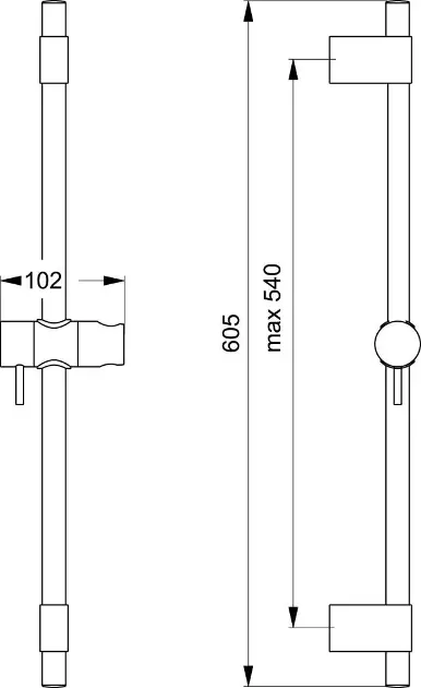Ideal Standard - Idealrain Pro - Zuhanyrúd - B9848AA – 2. kép
