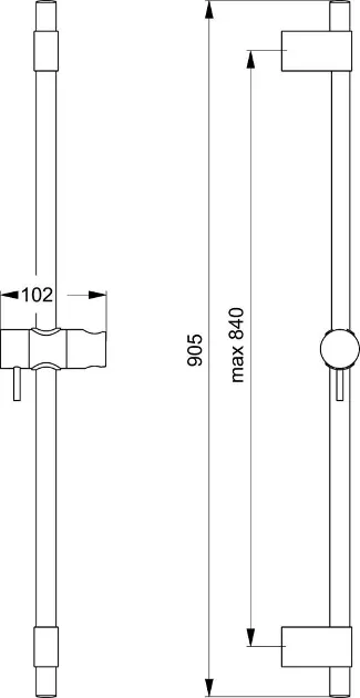 Ideal Standard - Idealrain Pro - Zuhanyrúd - B9849AA – 2. kép