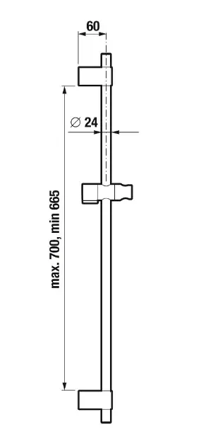 Jika - Mio Style - Zuhanyrúd - H3642F07163101 – 2. kép