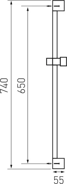 Novaservis - Shower sets - Zuhanyrúd - RAIL858,0 – 2. kép