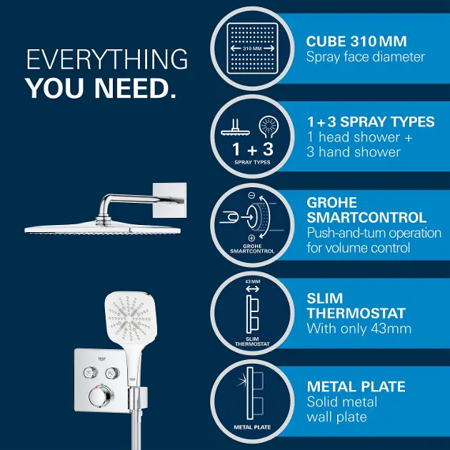 Grohe - Precision SmartControl - Zuhanyszett - 34876000 – 8. kép