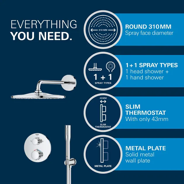 Grohe - Precision SmartControl - Zuhanyszett - 34880000 – 7. kép
