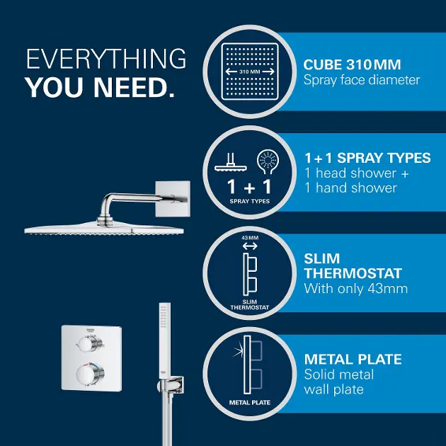 Grohe - Precision - Zuhanyszett - 34881000 – 7. kép