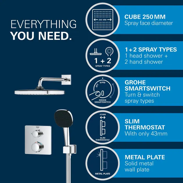 Grohe - Vitalio Comfort - Zuhanyszett - 34882000 – 10. kép