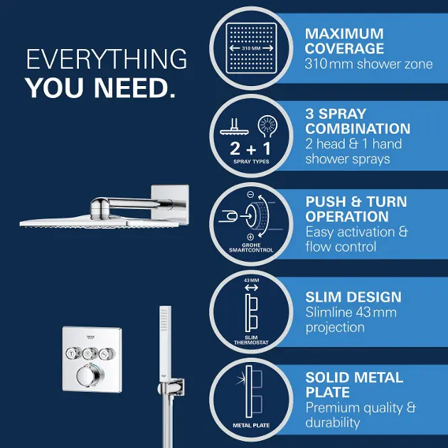 Grohe - Vitalio SmartActive - Zuhanyszett - 34875000 – 7. kép