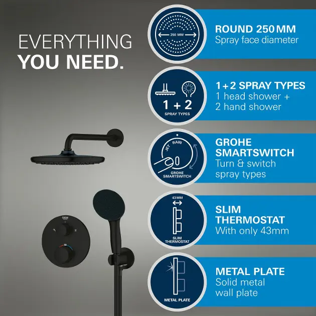 Grohe - Vitalio Start - Zuhanyszett - 348832430 – 7. kép