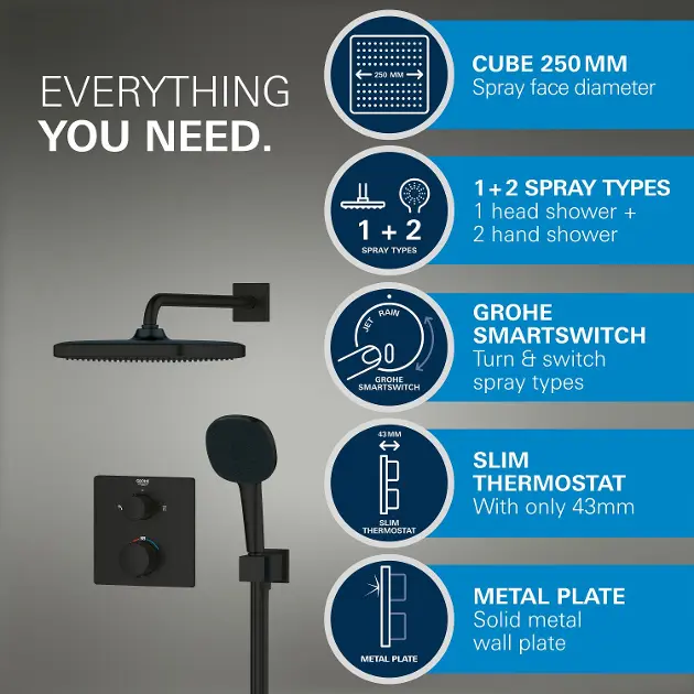 Grohe - Zuhanyszett - 348822430 – 7. kép