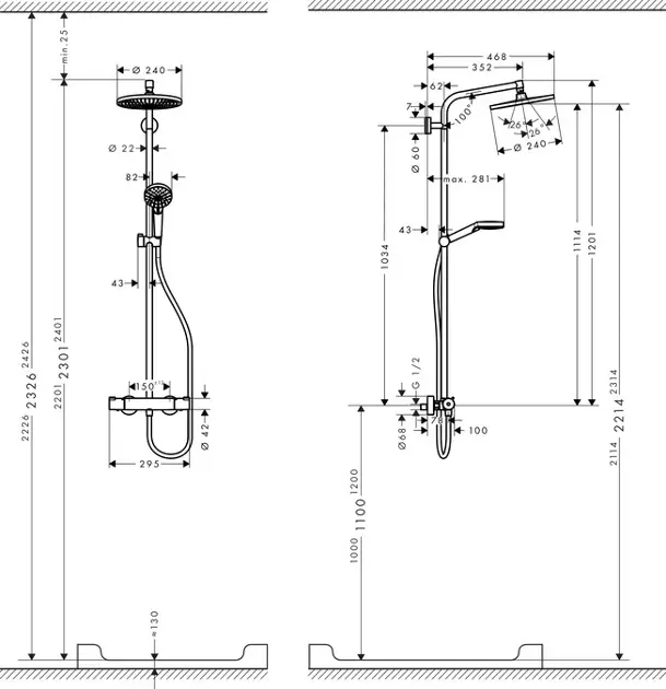 Hansgrohe - Crometta - Zuhanyszett - 27268000 – 4. kép