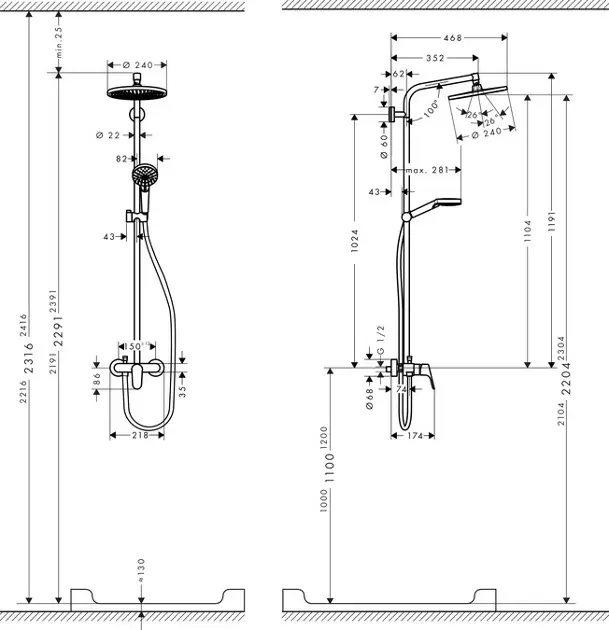 Hansgrohe - Crometta - Zuhanyszett - 27269000 – 3. kép