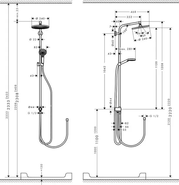 Hansgrohe - Crometta - Zuhanyszett - 27270000 – 3. kép