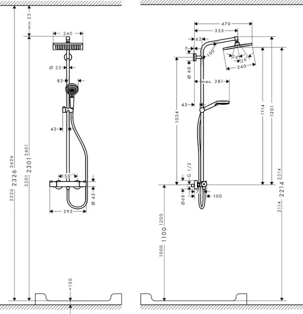 Hansgrohe - Crometta - Zuhanyszett - 27281000 – 4. kép