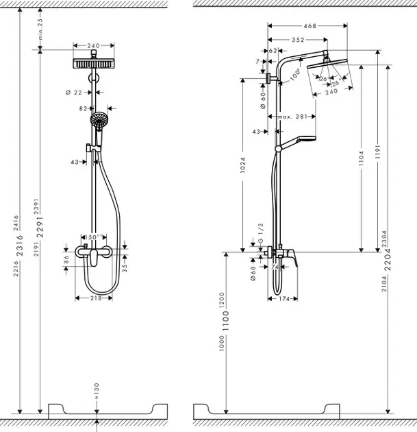 Hansgrohe - Crometta - Zuhanyszett - 27284000 – 3. kép