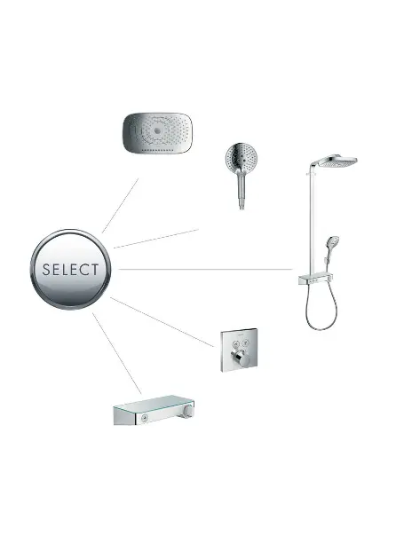 Hansgrohe - Raindance Select E - Zuhanyszett - 27127000 – 3. kép