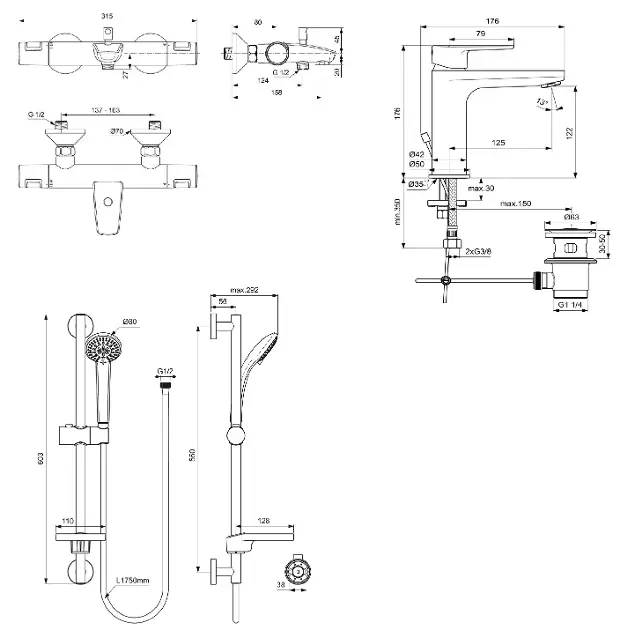 Ideal Standard - CeraTherm - Zuhanyszett - BC984AA – 2. kép