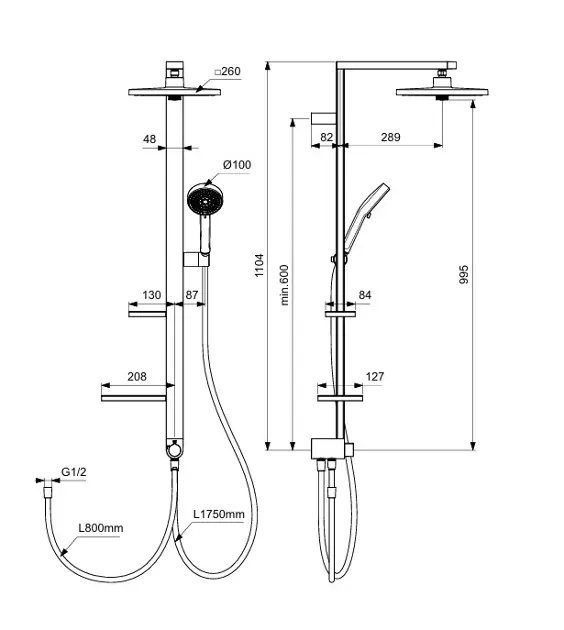 Ideal Standard - CeraTwist ALU+ - Zuhanyszett - BE213RO – 2. kép
