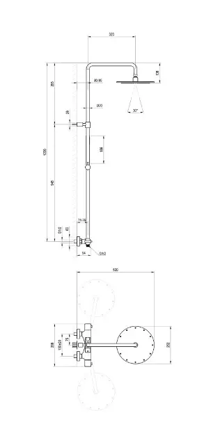 Ravak - Espirit - Zuhanyszett - X070614 – 2. kép