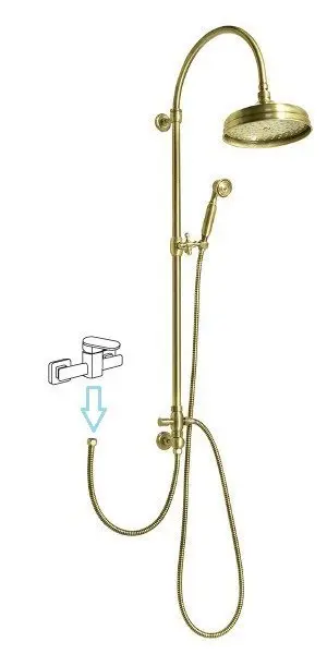 Sapho - Reitano Rubinetteria Vanity - Zuhanyszett - SET066 – 3. kép