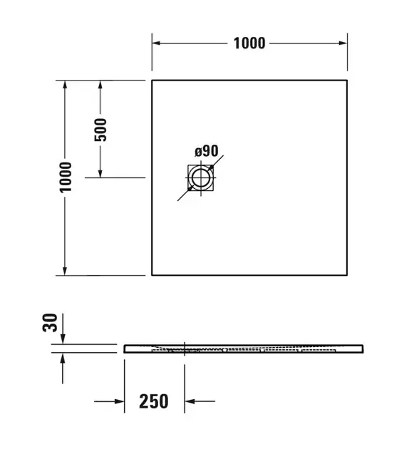 Duravit - Sustano - Zuhanytálca betét - 720275640000000 – 2. kép