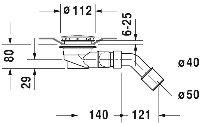 Duravit - Equipment and accessories - Zuhanytálca kiegészítők - 791260000001000 – 2. kép