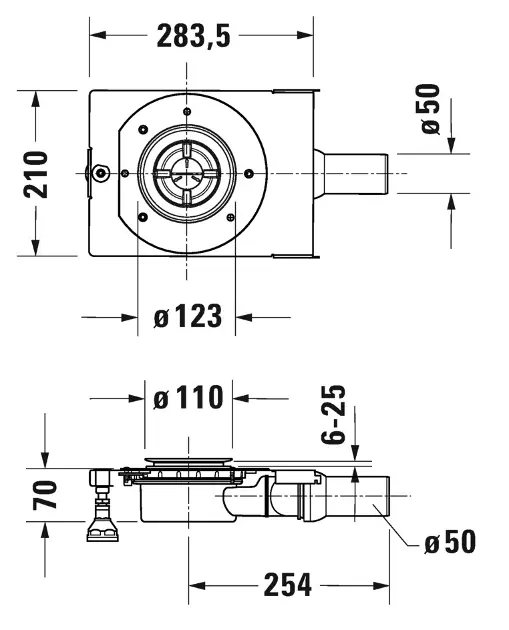 Duravit - Equipment and accessories - Zuhanytálca kiegészítők - 791283000000000 – 2. kép