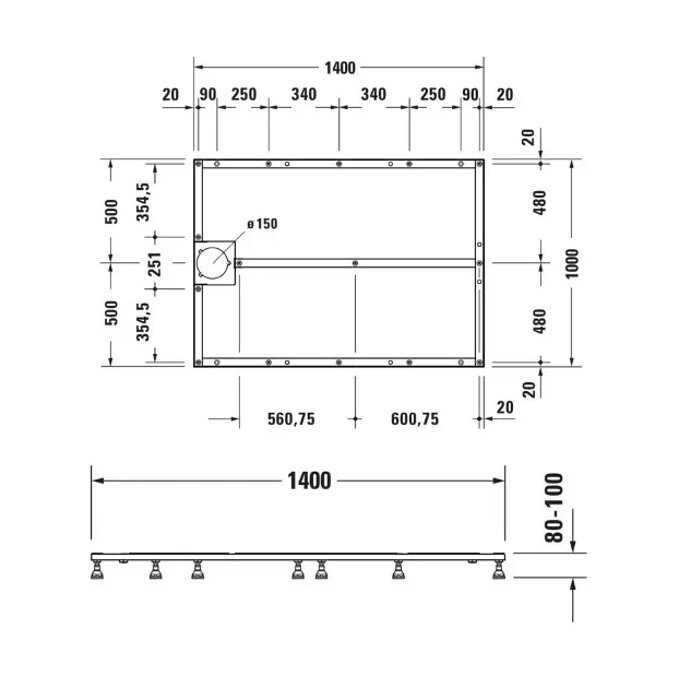 Duravit - Zuhanytálca kiegészítők - 791111000000000 – 2. kép