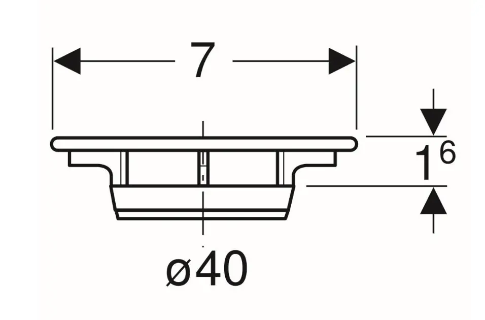 Geberit - Equipment and accessories - Zuhanytálca kiegészítők - 150.241.46.1 – 2. kép