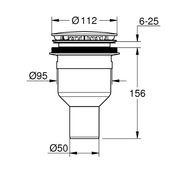 Grohe - Waste sets - Zuhanytálca kiegészítők - 49533000 – 2. kép