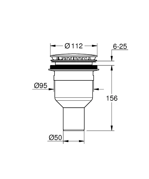 Grohe - Waste sets - Zuhanytálca kiegészítők - 49533SH0 – 2. kép