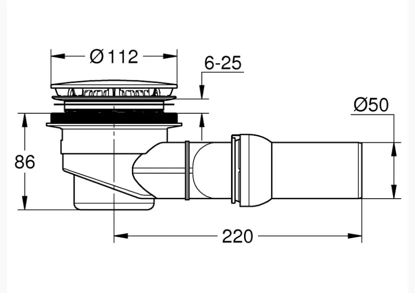 Grohe - Waste sets - Zuhanytálca kiegészítők - 49534000 – 2. kép