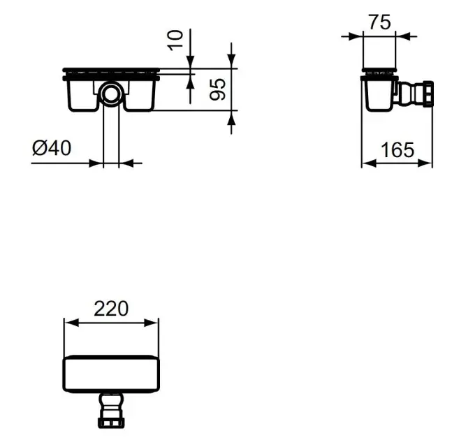 Ideal Standard - Ultra Flat New - Zuhanytálca kiegészítők - T449301 – 2. kép