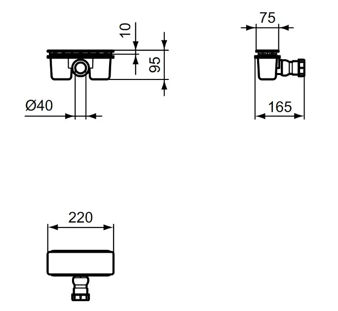 Ideal Standard - Ultra Flat New - Zuhanytálca kiegészítők - T4493AA – 2. kép