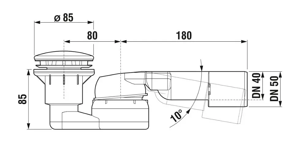 Jika - Fittings and accessories - Zuhanytálca kiegészítők - H2949830000001 – 2. kép