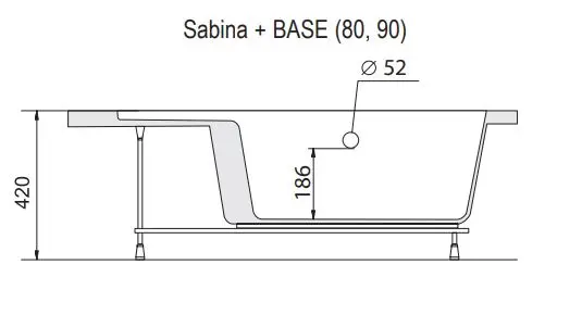 Ravak - Equipment and accessories - Zuhanytálca kiegészítők - B2C0000001 – 2. kép