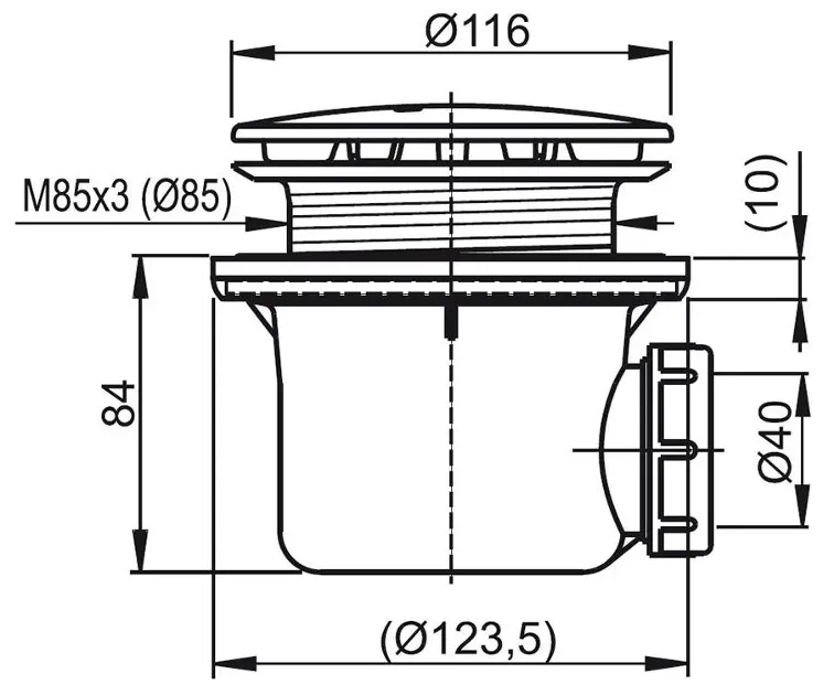 Ravak - Waste sets - Zuhanytálca kiegészítők - X01749 – 2. kép